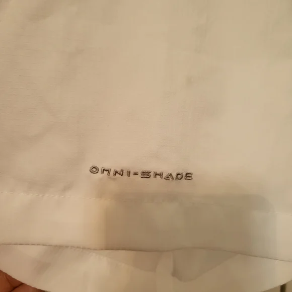 Columbia PFG men's white button-down shirt Texas ATM  Large - Picture 5 of 7